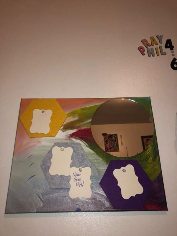 16X20 Affirmation and Manifest Board with 9 in Mirror - Image 2