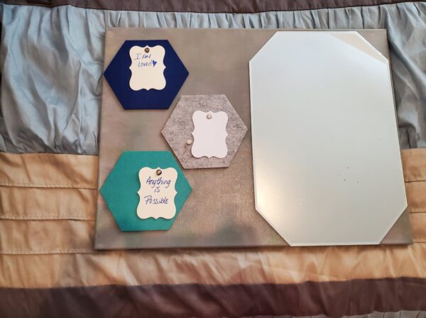 18X24 Affirmation and Manifest Board with 18X12 in Mirror - Image 5