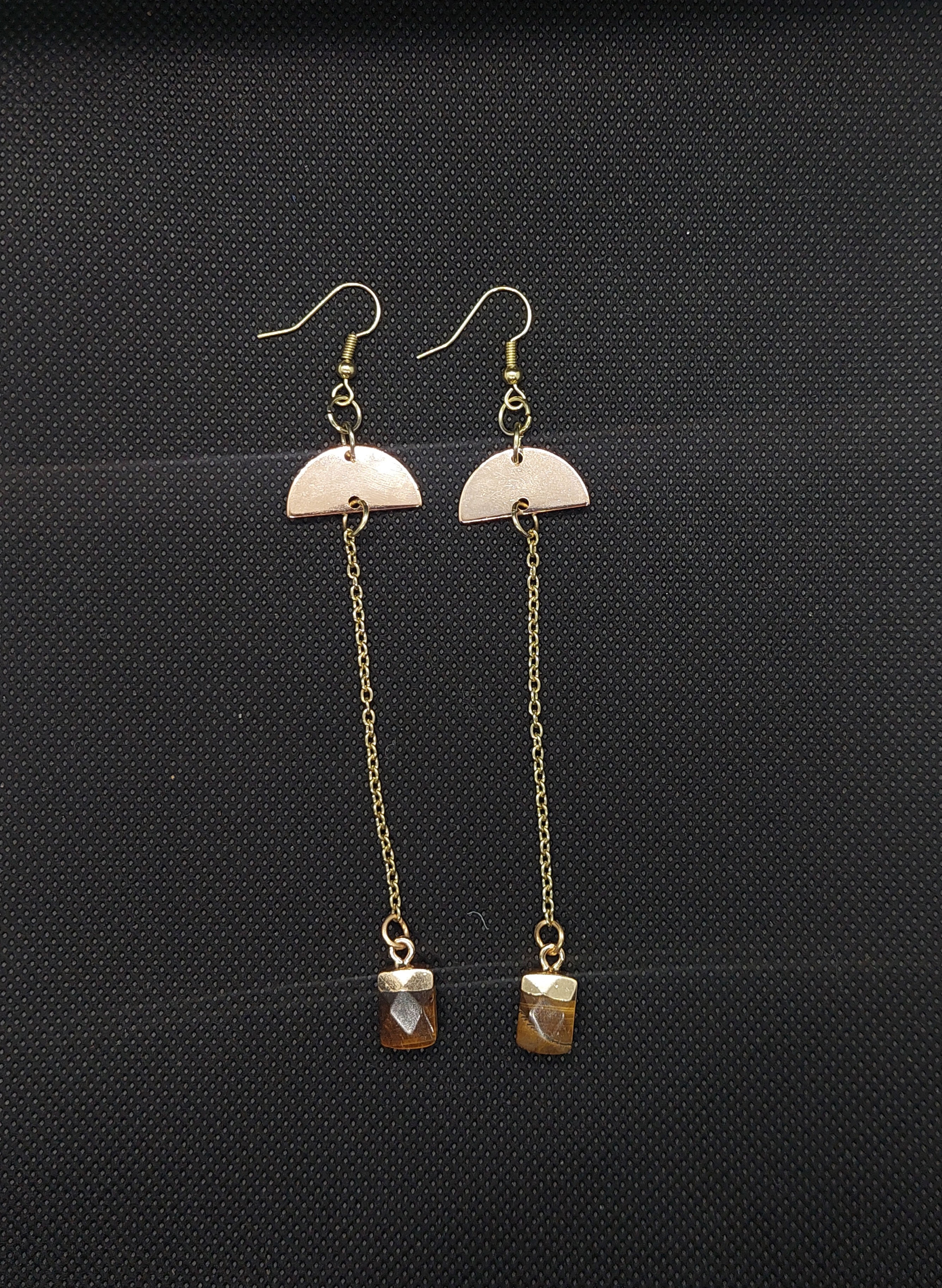 Eye of the Tiger Earrings - Tiger Eye
