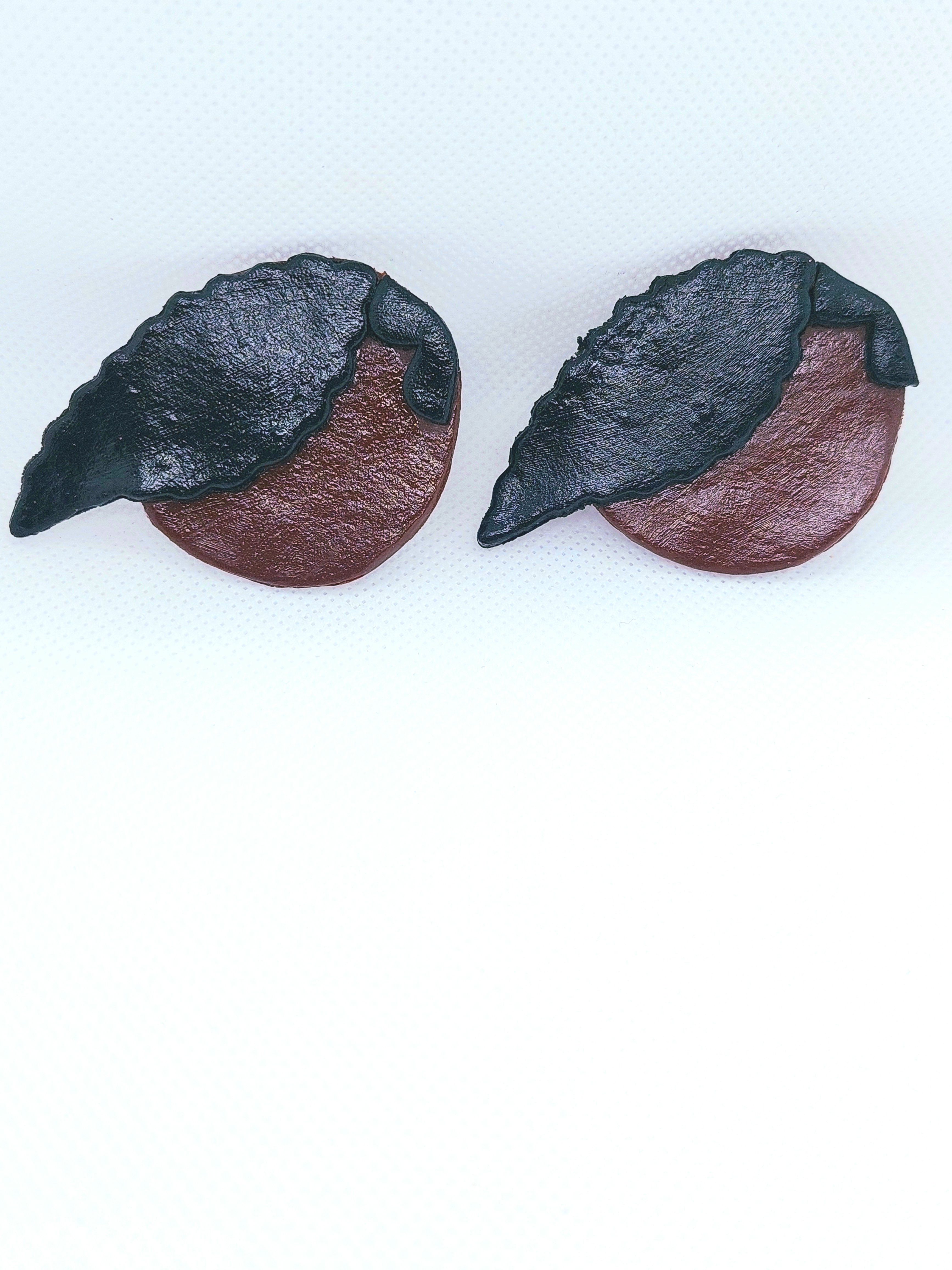 Shaved & Shaped Brown Girl Earrings