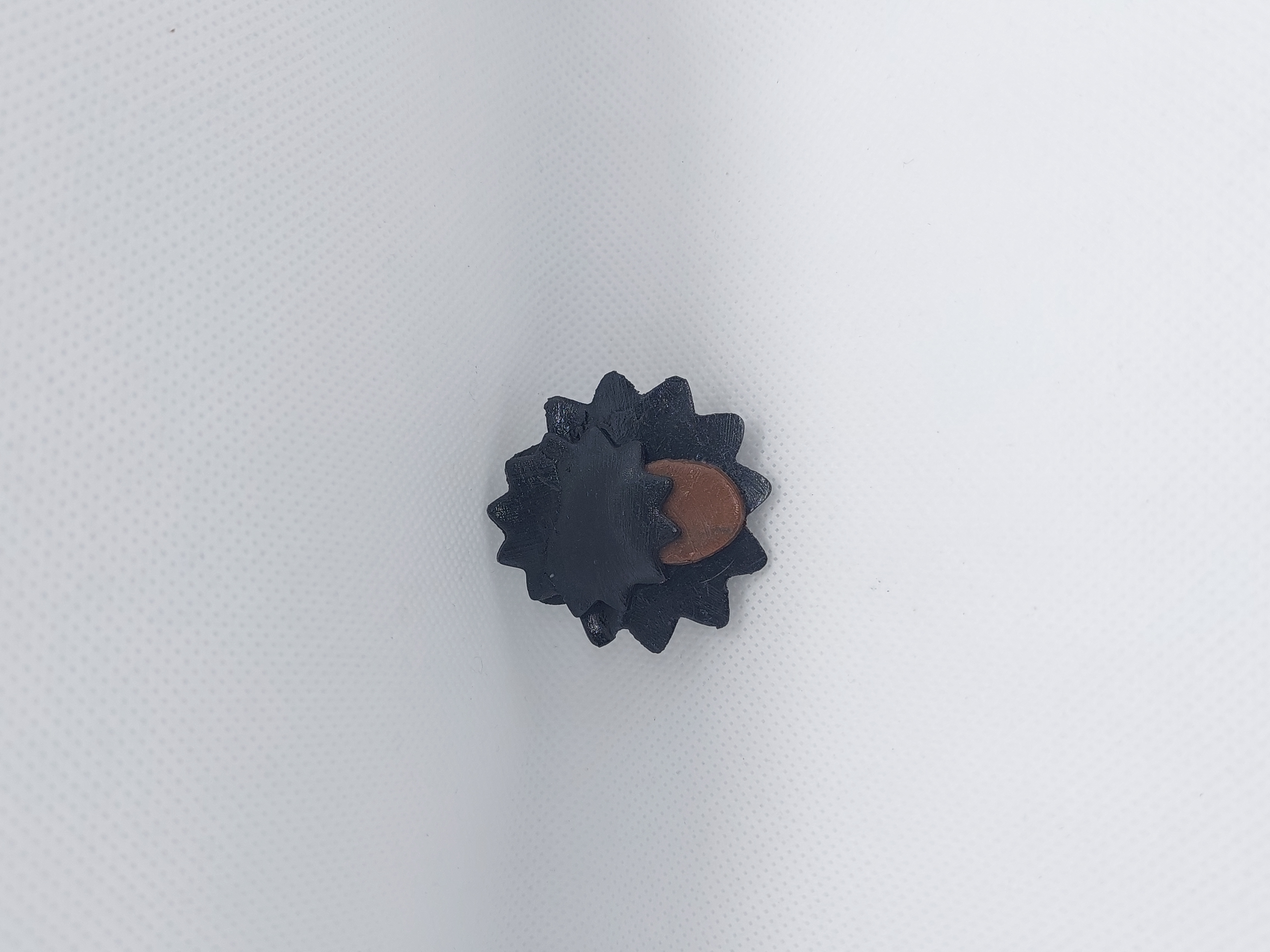 Star Crunch Brown Girl Pin